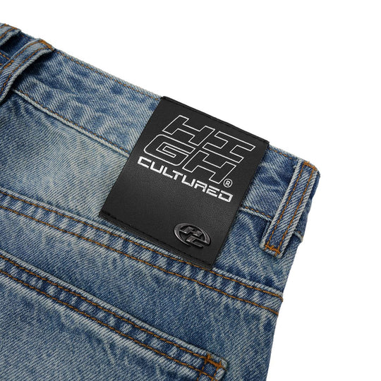 HIGH CULTURED Studio Washed Loose Long Jeans - 95