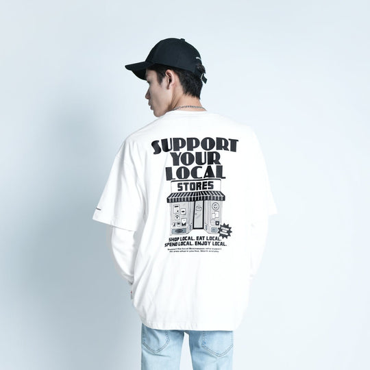 ANOTHER ⓐ Support Your Local Store Loose Tee - 9045