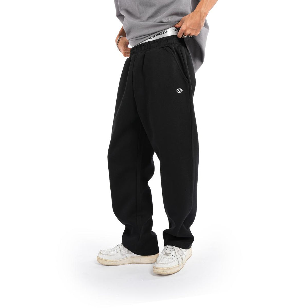 HIGH CULTURED Hyperloop Logo Straight Long Sweat Pants - 160