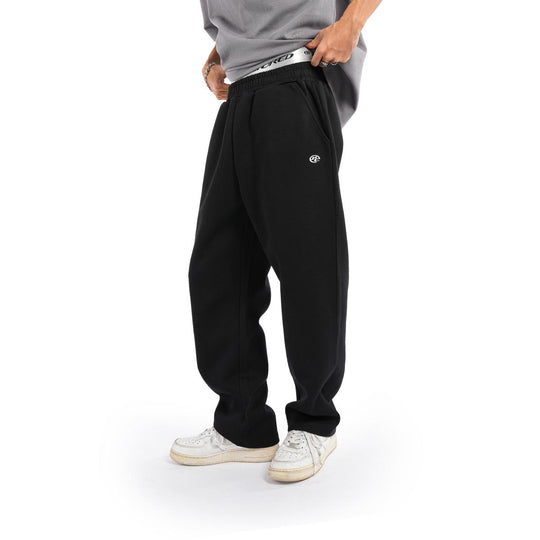 HIGH CULTURED Hyperloop Logo Straight Long Sweat Pants - 160