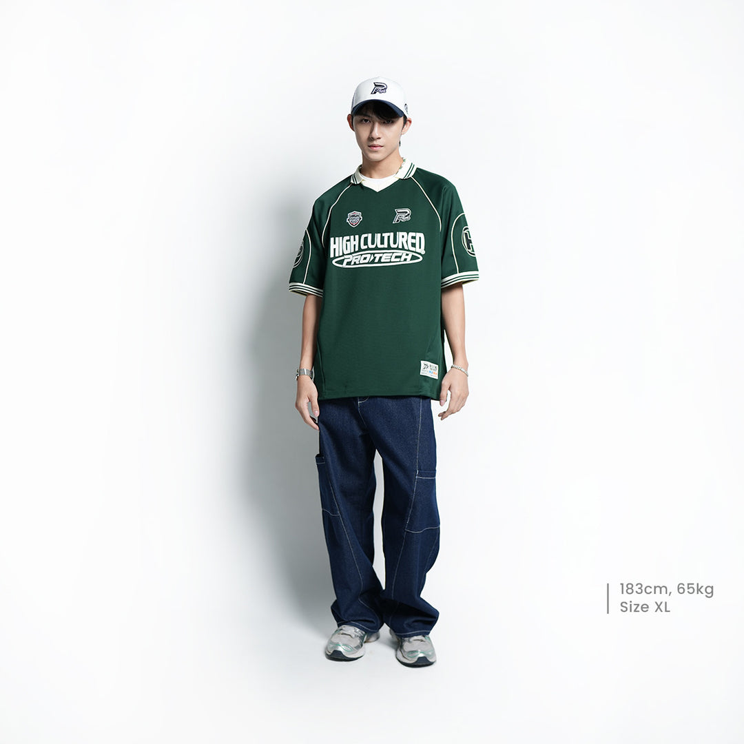 High Cultured x PROTECH Jersey Polo Tee- 156