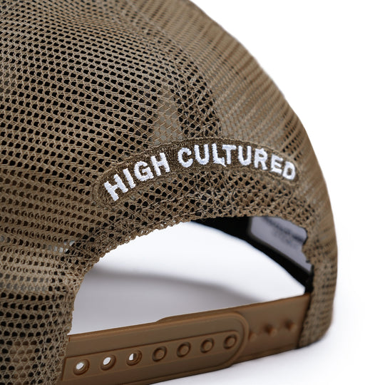 HIGH Round Opulent Logo Mesh A-Frame Cap - 199
