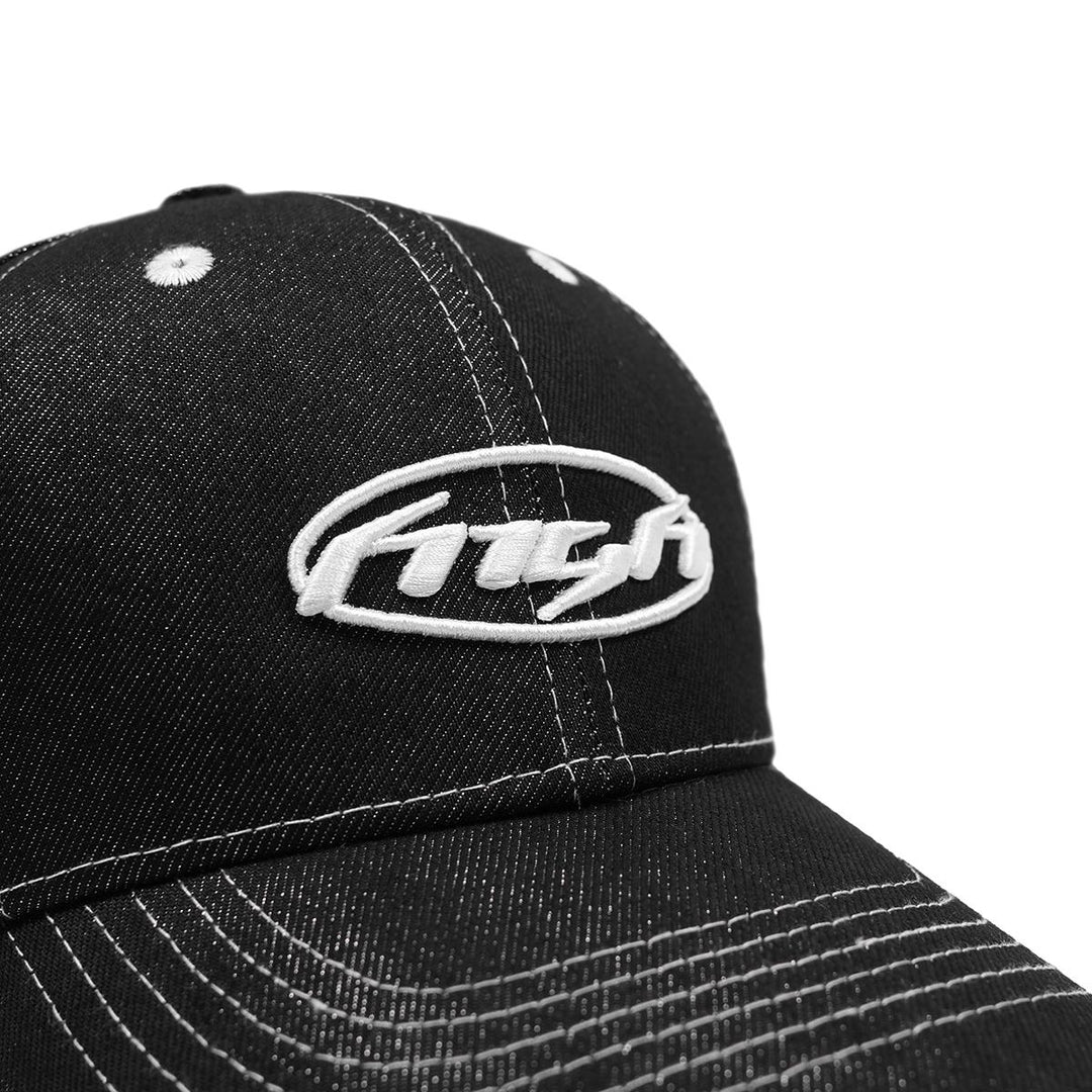 HIGH CULTURED Legacy Script Denim Baseball Cap - 213