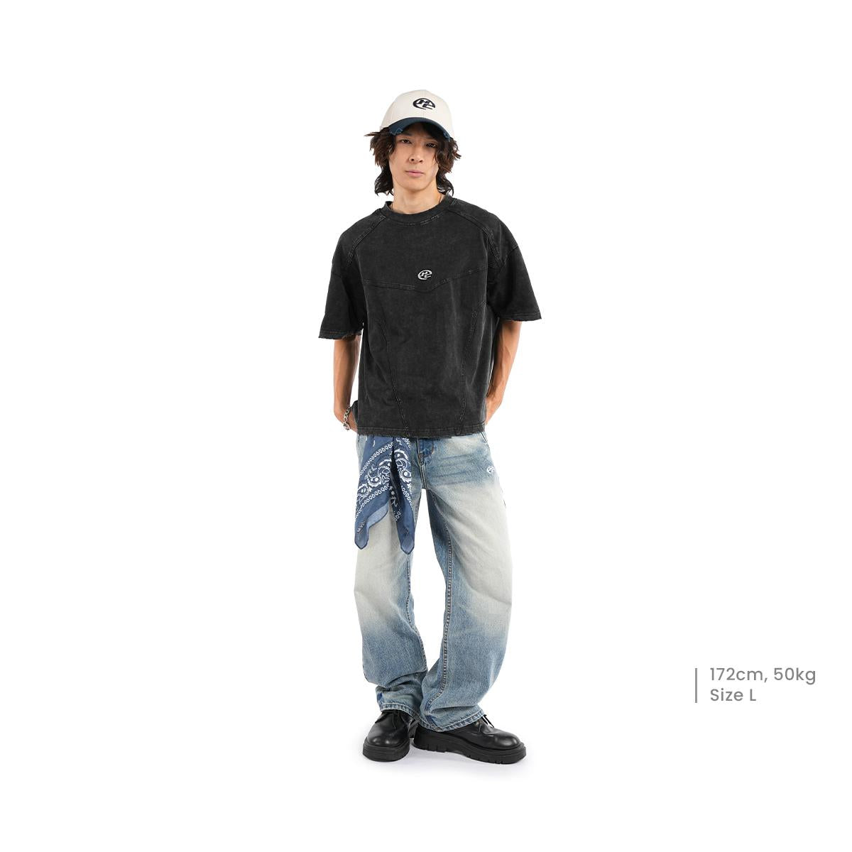 HIGH CULTURED Mono Protocol Washed Boxy Tee - 1191 – High Cultured