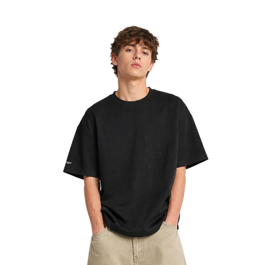 Hugh Space Cotton Loose Tee - 1023