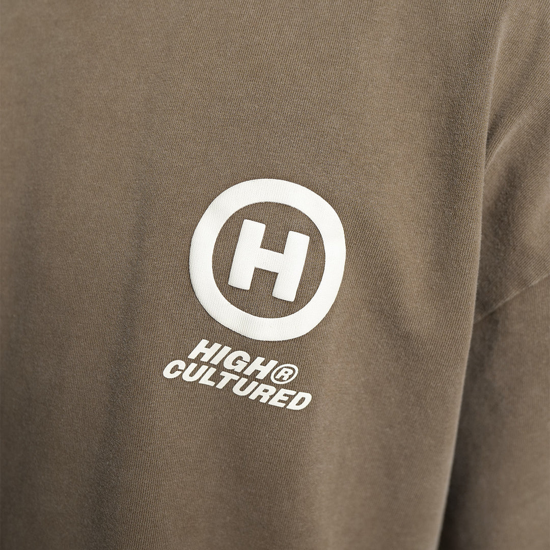 High Cultured Hyperion Logo Washed Boxy Tee - 1135