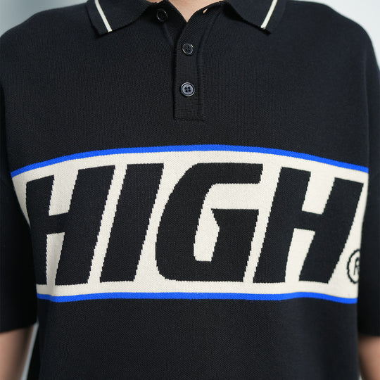 HIGH CULTURED Speedster Logo Knitted Polo Tee - 158