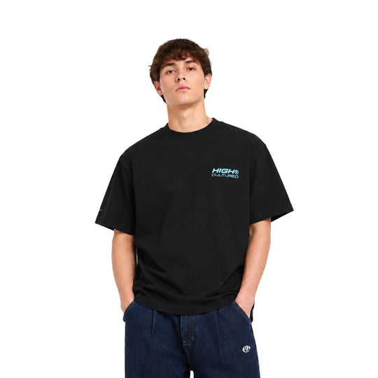 HIGH CULTURED Brand Mark Cyber Logo Waffle Tee - 1202