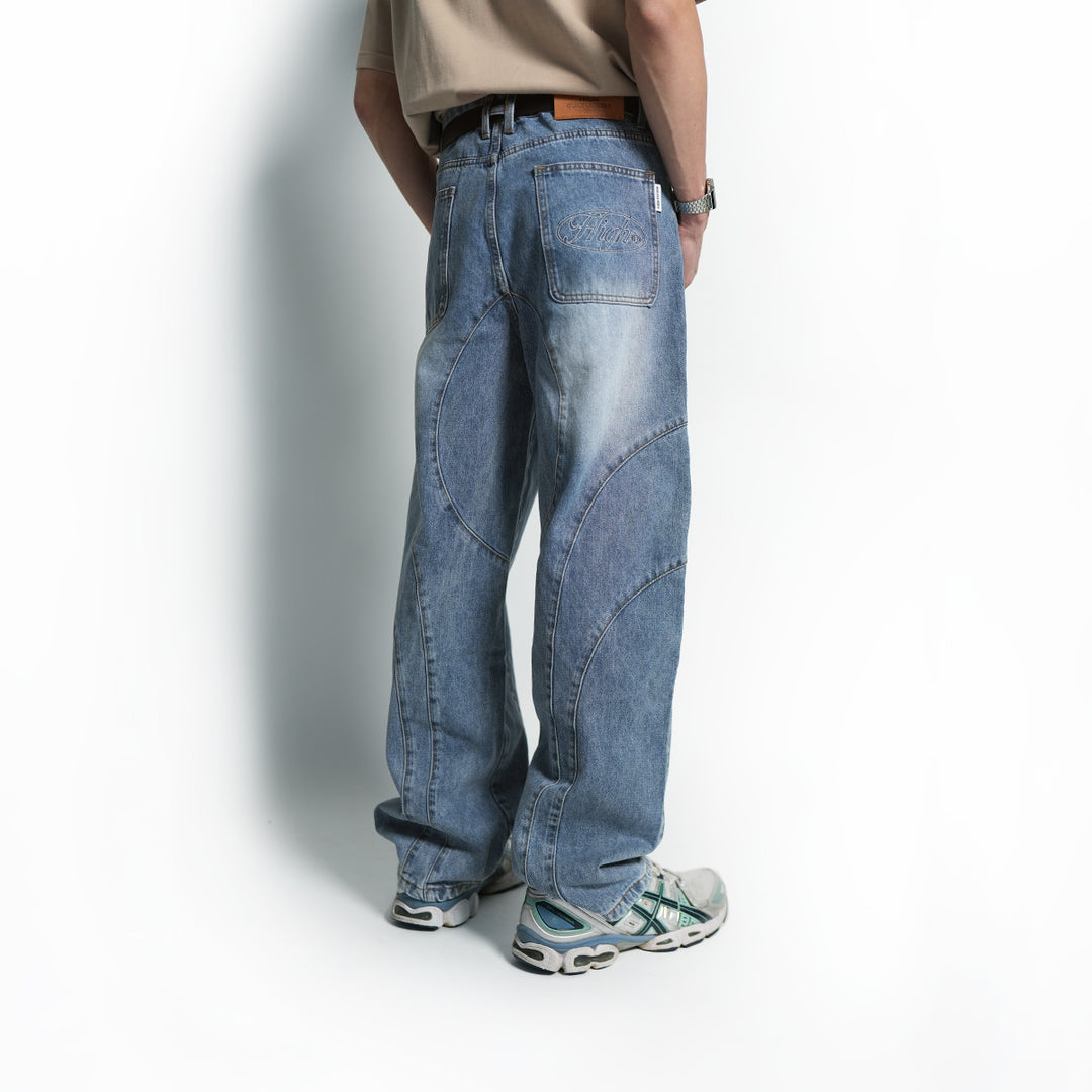 High Cultured Flexwave Loose Long Jeans - 94