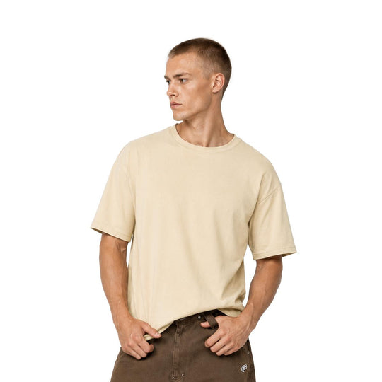 Hugh Space Cotton Loose Tee - 1023
