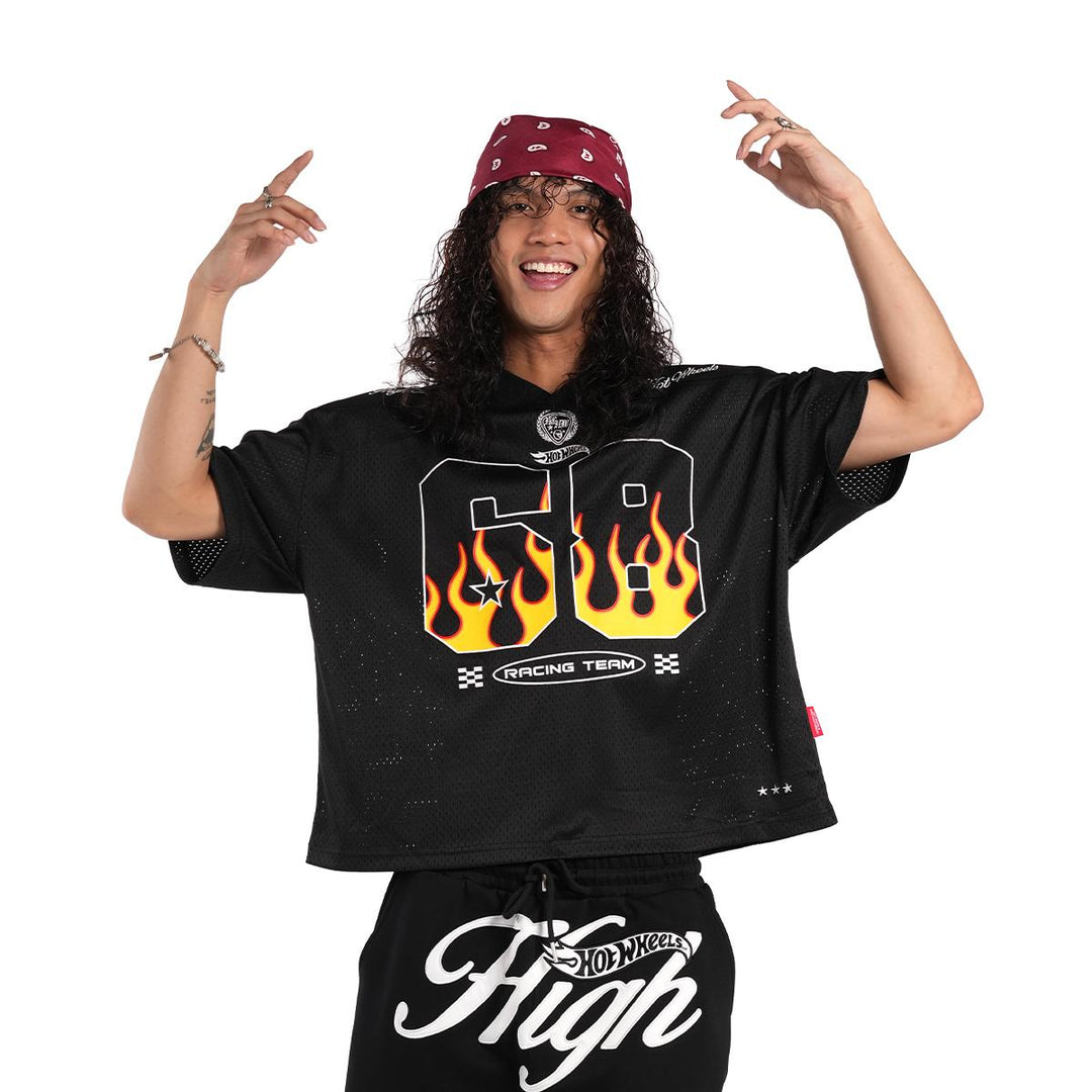 Hot Wheels x HIGH CULTURED Racing Team Boxy Jersey Tee - 1172