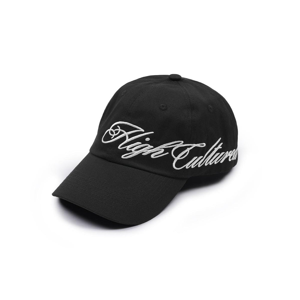 HIGH CULTURED Noir Script Baseball Cap - 212