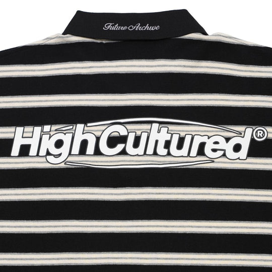 Street Era Metro Striped Boxy Collar Tee - 147