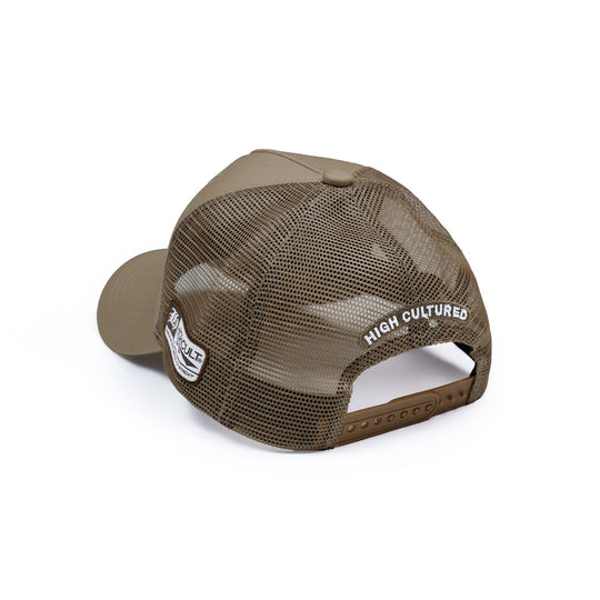 HIGH Round Opulent Logo Mesh A-Frame Cap - 199