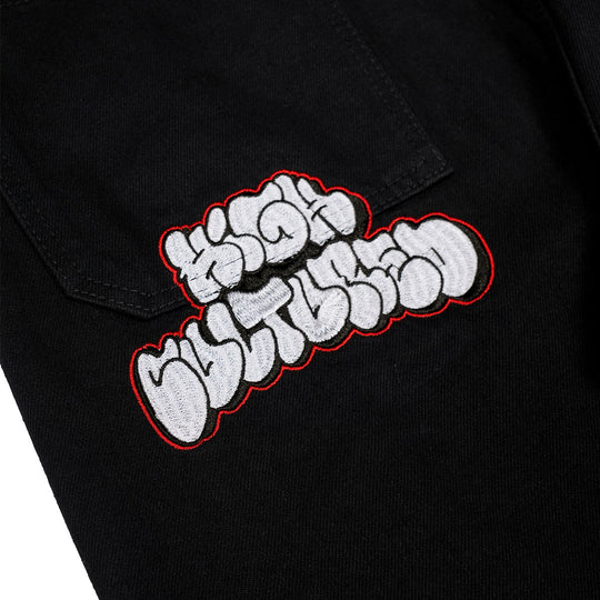 HIGH CULTURED X KATUN Street Graffiti Baggy Long Jeans - 97