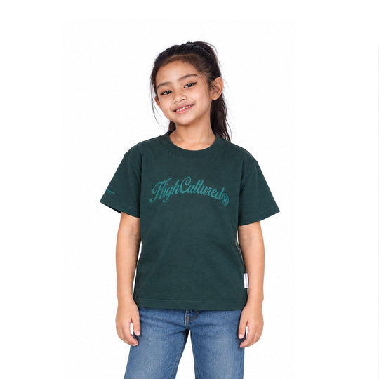 HIGH CULTURED Retro Script Kids Tee - 0027