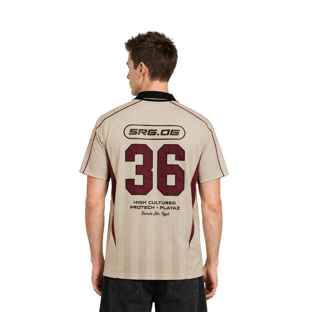SRG.OG MSC 2025 x HIGH CULTURED x Playaz X Protech Jersey Polo Tee - 161