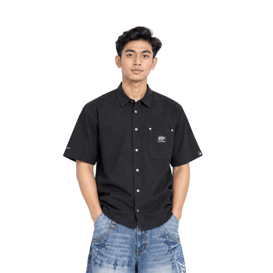 Street Era Tonal Heritage Script Short Sleeve Shirt - 102