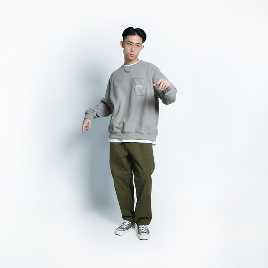High Cultured Pocket Waffle Sweater - 246