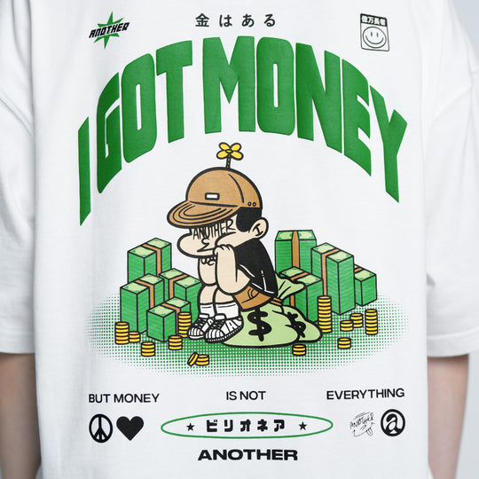 ANOTHER ⓐ  “I GOT MONEY” Loose Tee - 9050