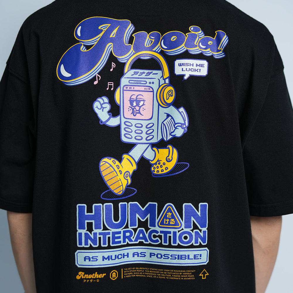 ANOTHER ⓐ  AVOID Human Loose Tee - 9048