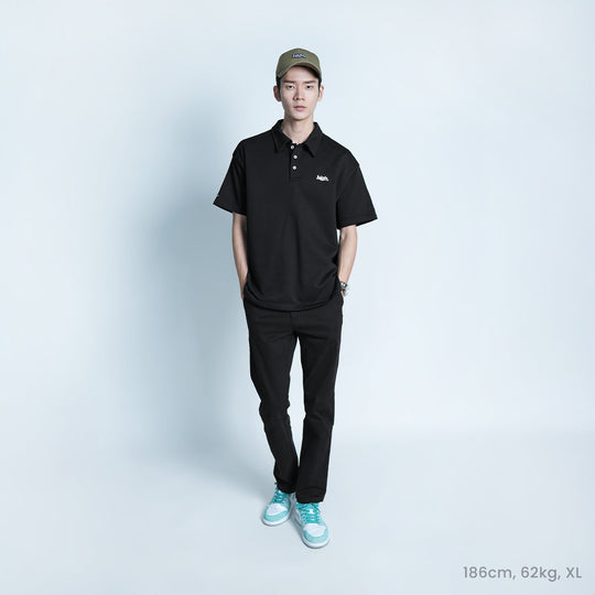 Groovy Logo Loose Polo Tee - 138
