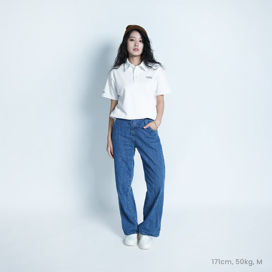 Groovy Logo Loose Polo Tee - 138