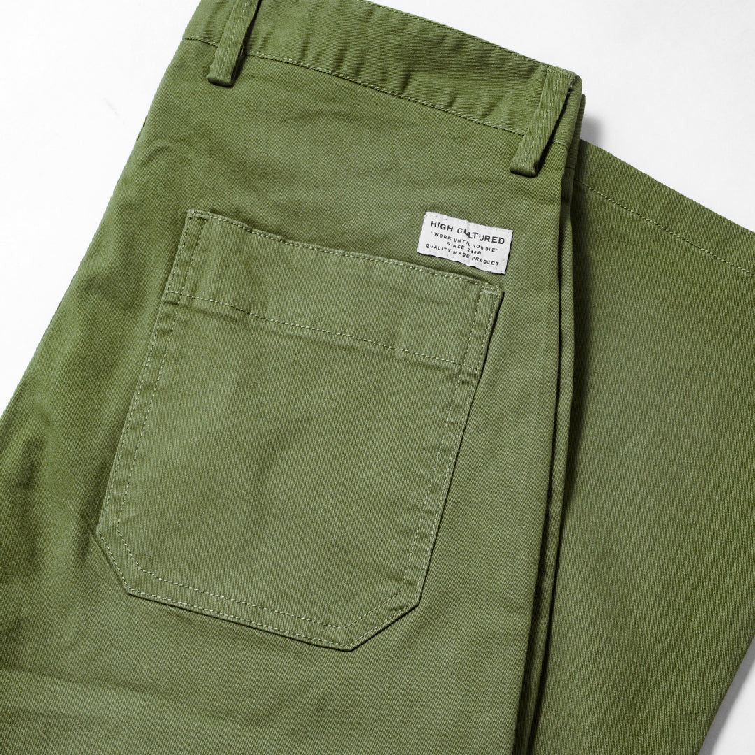 Patch Pocket Long Chino Pant - 132 - High Cultured