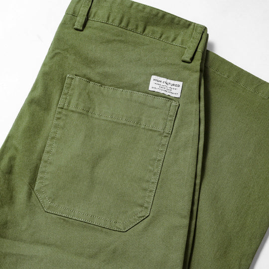 Patch Pocket Long Chino Pant - 132 - High Cultured