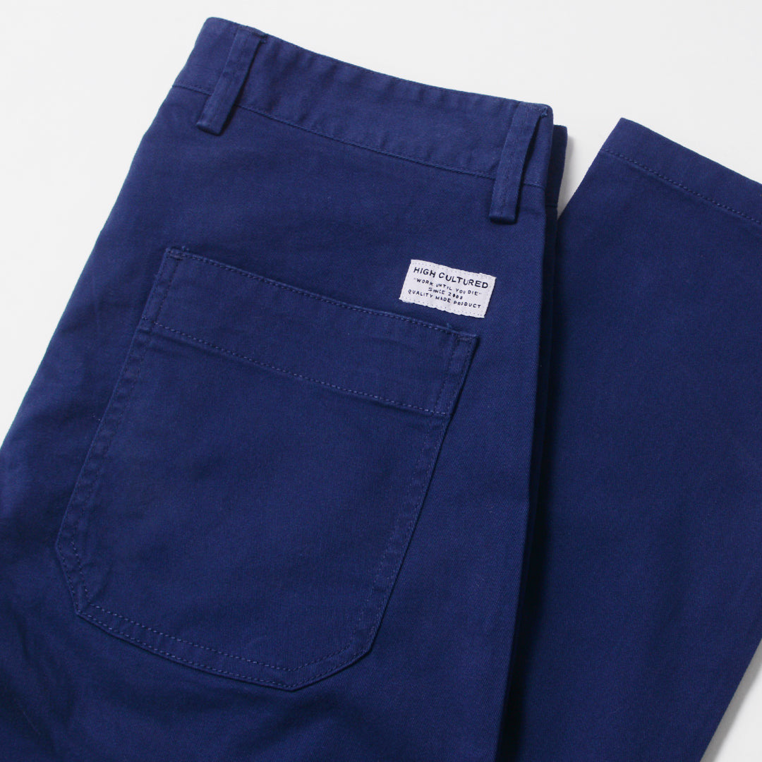 Patch Pocket Long Chino Pant - 132 - High Cultured