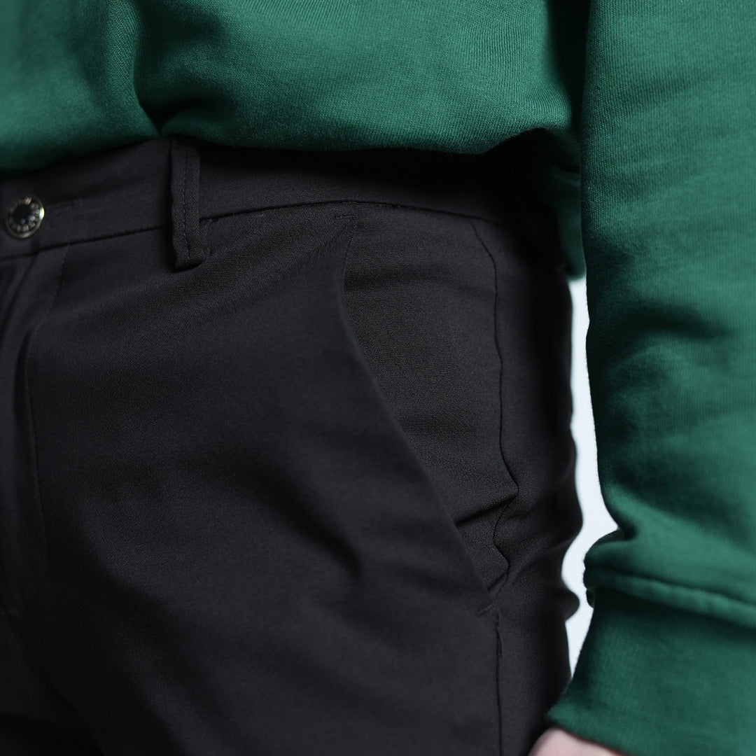 Black Slack Long Pants - 73