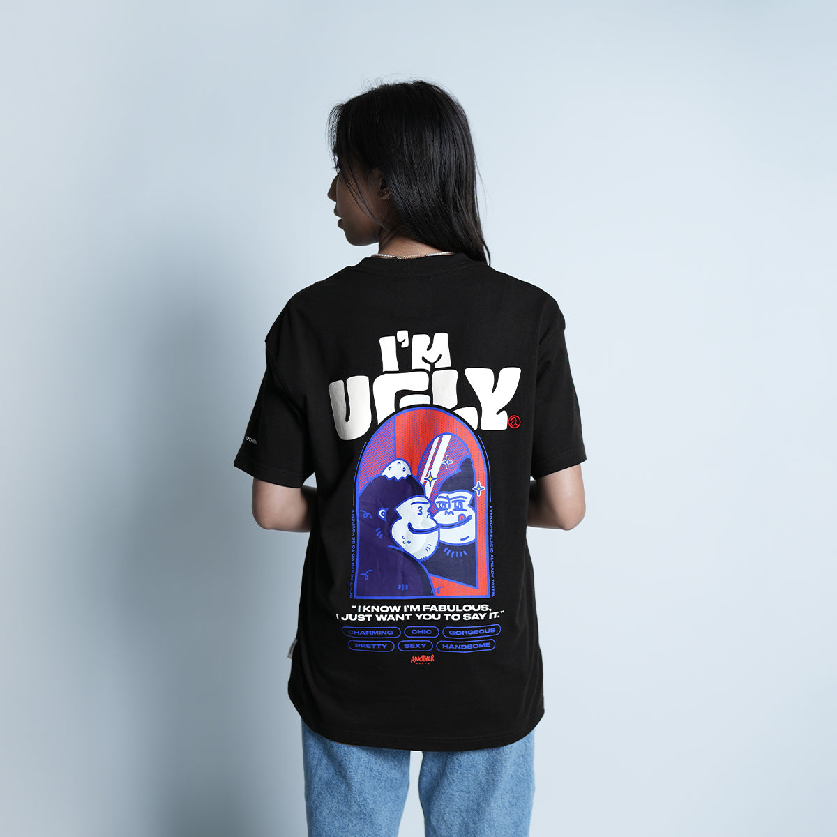 ANOTHER Ⓐ I'm Ugly Loose Tee - 9039