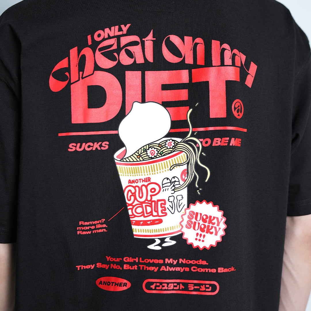 ANOTHER ⓐ Cheat on My Diet Loose Tee - 9047