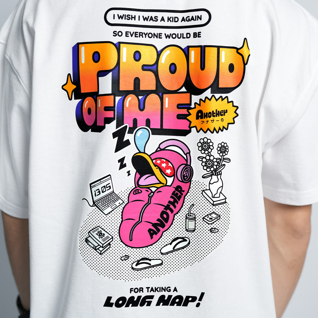 ANOTHER ⓐ  “PROUD OF ME” Loose Tee - 9049