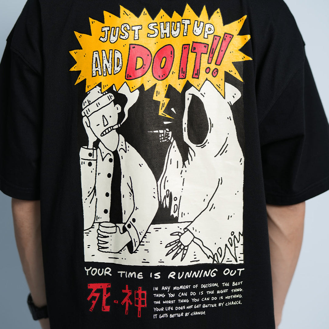 ANOTHER ⓐ “SHUT UP & DO IT” Loose Tee - 9052