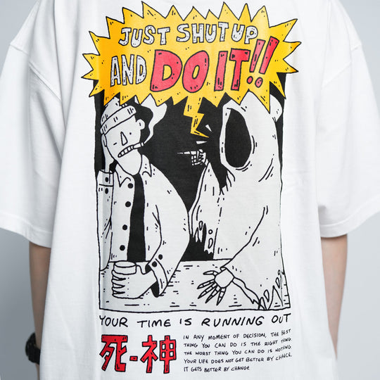 ANOTHER ⓐ “SHUT UP & DO IT” Loose Tee - 9052