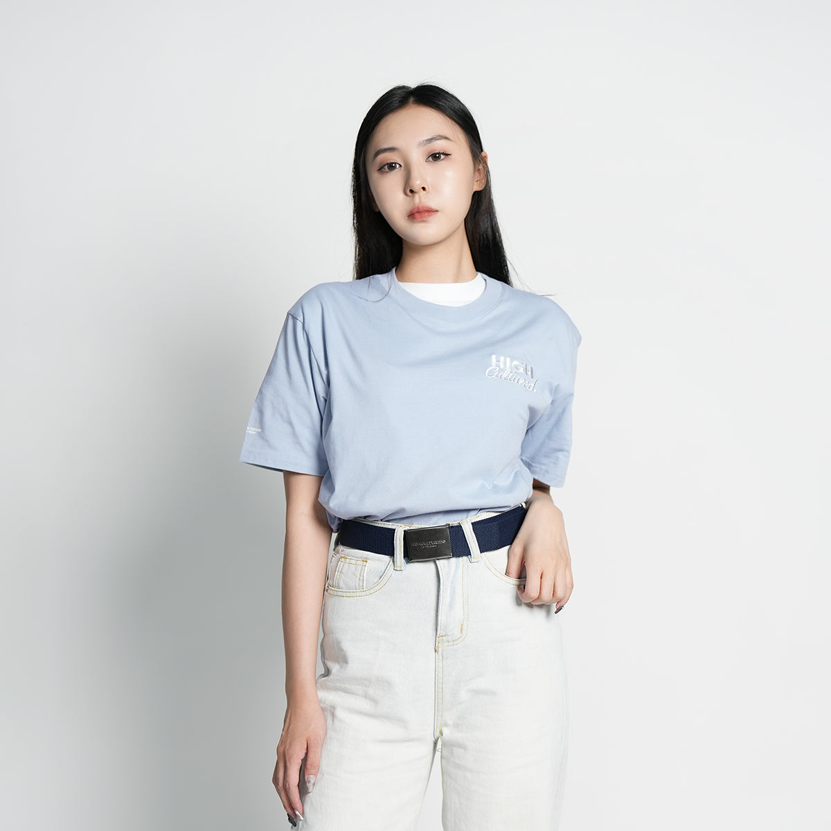 Embroidered Chest Logo Tee - 928