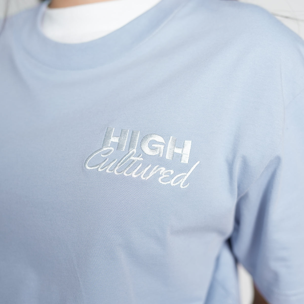 Embroidered Chest Logo Tee - 928