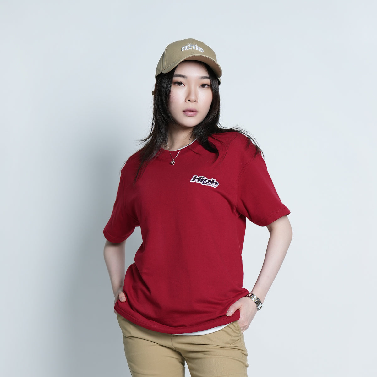 HIGH CULTURED Badges Loose Tee - 950