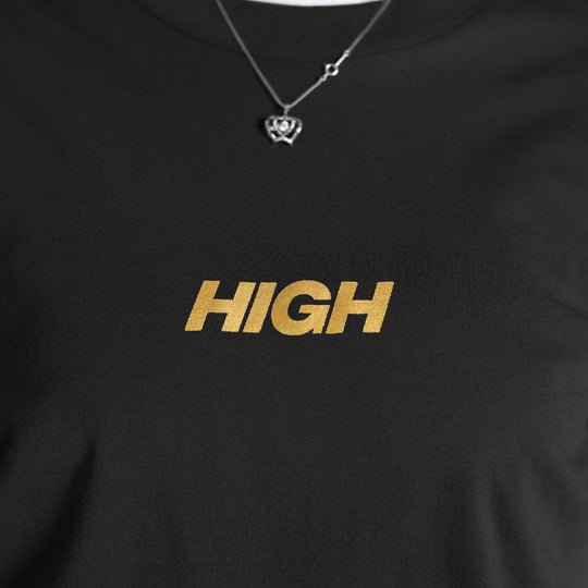 Golden Printed HIGH Logo Tee - 953