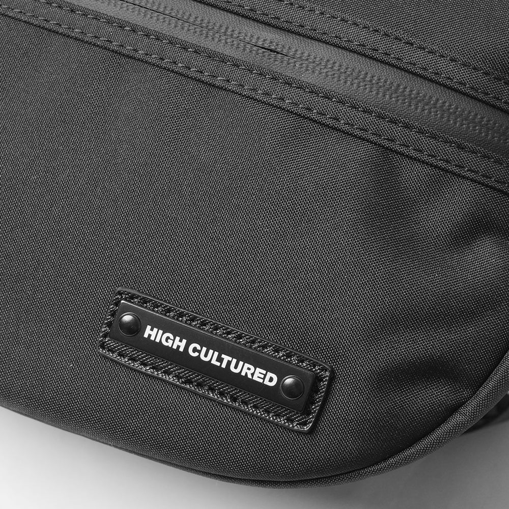 Canvas Metal Tag Half-moon Essential Bag - 59 - High Cultured