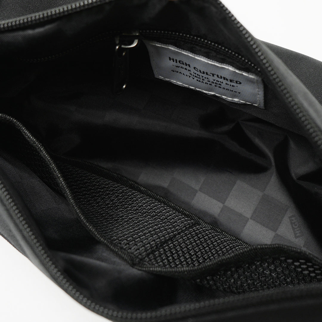 Canvas Metal Tag Half-moon Essential Bag - 59 - High Cultured