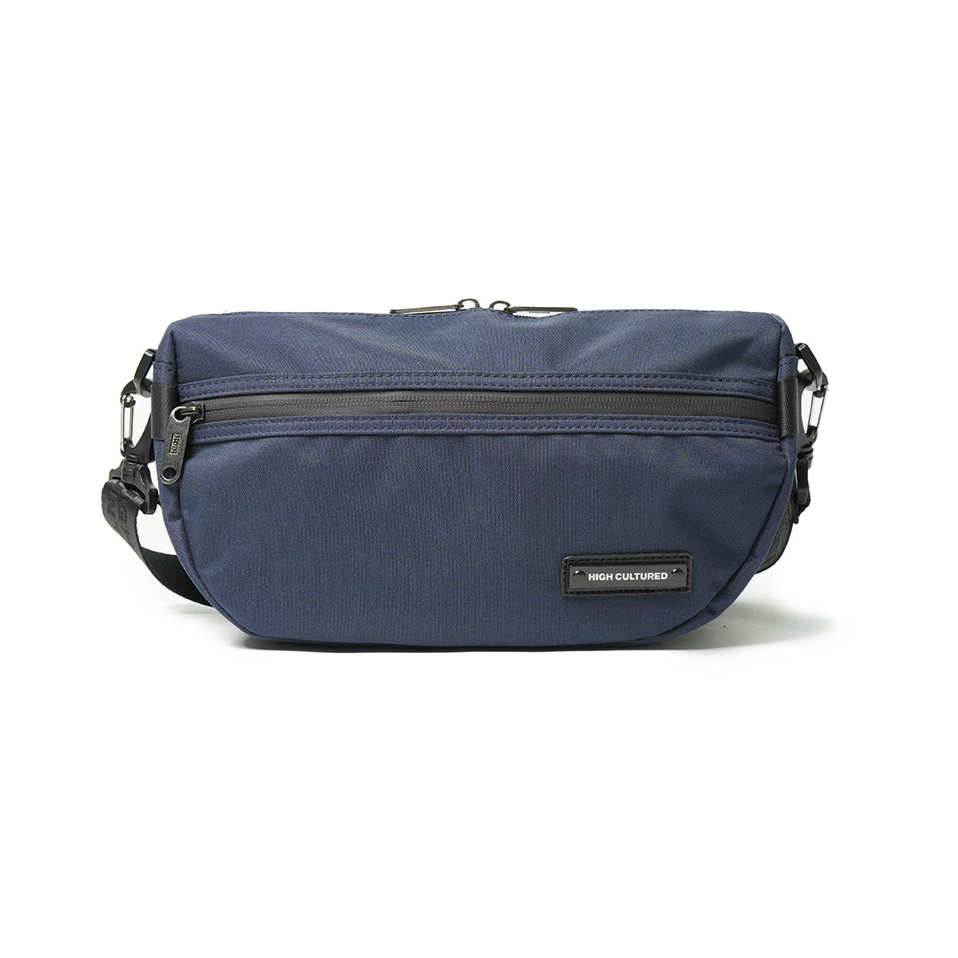 Canvas Metal Tag Half-moon Essential Bag - 59 - High Cultured