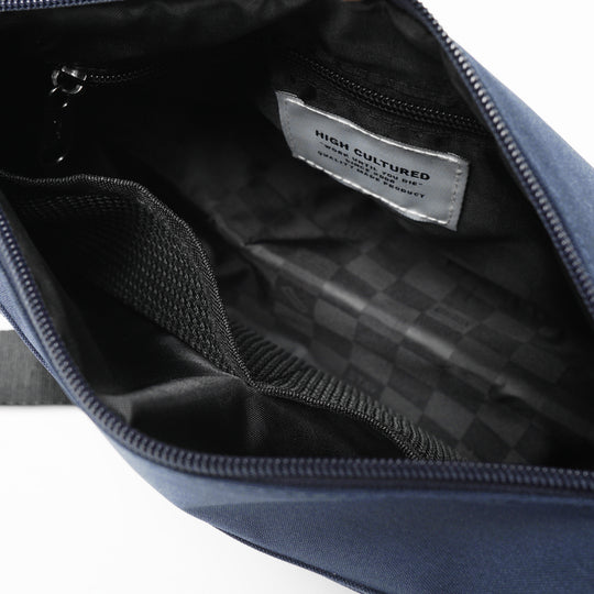 Canvas Metal Tag Half-moon Essential Bag - 59 - High Cultured