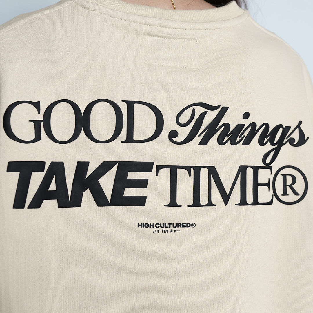 Good Things Take Time Hiro Loose Sweater - 242