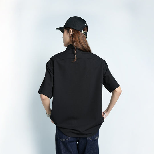 High Cultured Relaxed Short Sleeve Shirt with Pocket - 77